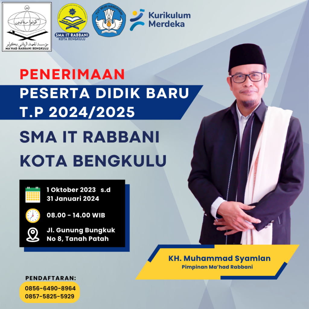 Pusat Informasi PPDB Ma’had Rabbani – Ma'had Rabbani Bengkulu