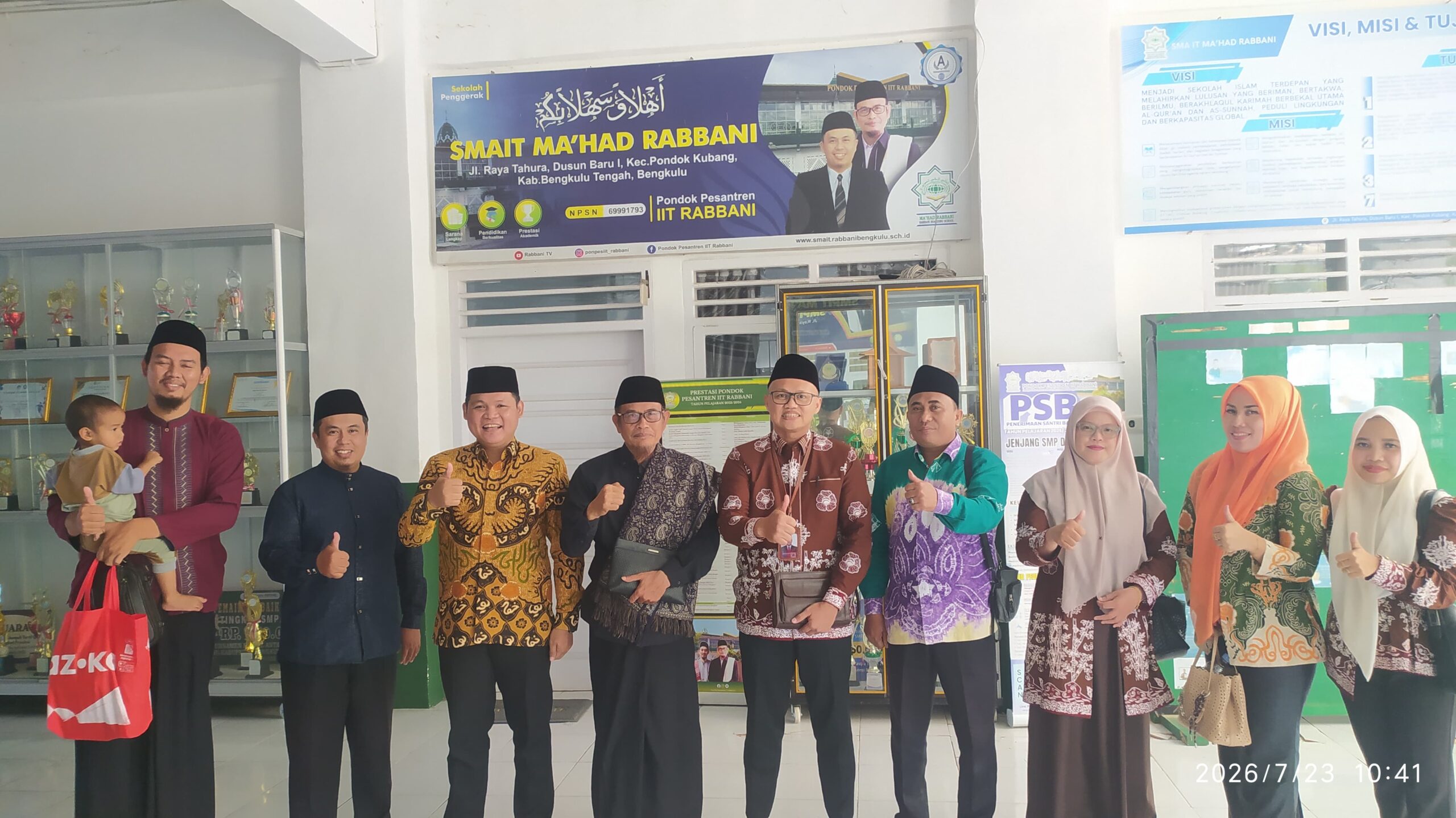 LPTQ Kabupaten Bengkulu Tengah Berkunjung ke PPIIT Rabbani